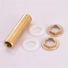 Brass Bulkhead Fitting G3/4 Brass Hose Fitting Rain Butt Fitting