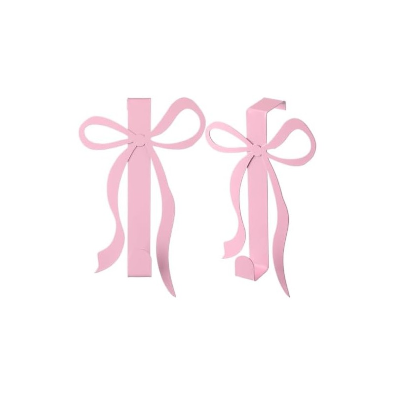 Over The Door Hooks -Cute Bow Shape Metal Hanger Towel