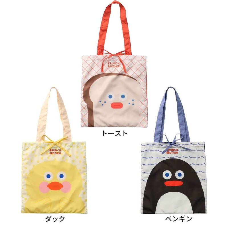 BRM-BAG01-B Eco Tote Bag Branch Brother Marks Duck