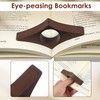 Ouligay Book Page Holder Wooden Thumb Book Page Holder Handmade