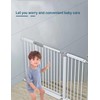 Outdoor Dog Gates for The House Indoor. Extra Wide Baby
