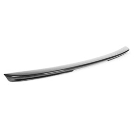 IKON MOTORSPORTS, Trunk Spoiler Compatible With 2001-2007 Benz C-Class W203 Sedan, AMG Style Rear Spoiler Wing Lip Carbon Fiber, 2002 2003 2004 2005 2006