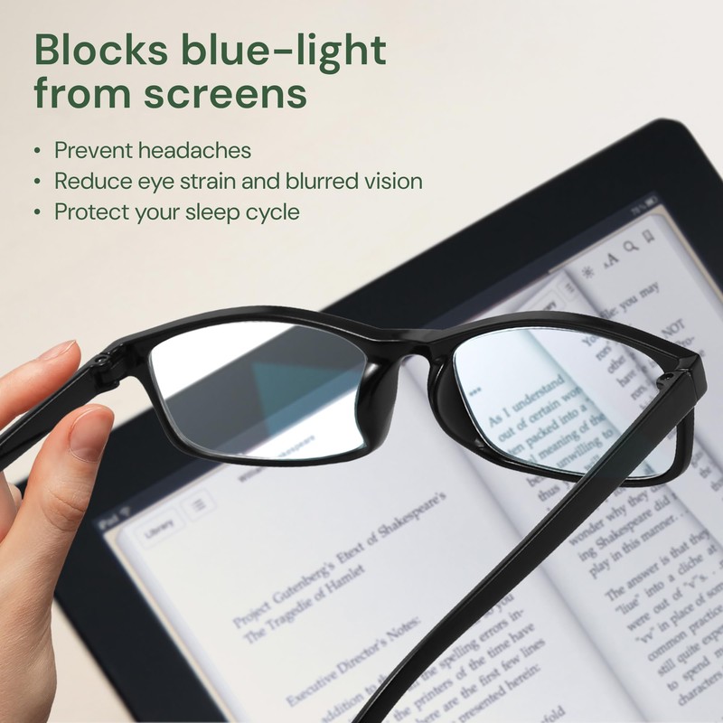 Gaoye Reading Glasses Men/Women, Eyeglasses, Blue Light Readers for Men/Women,