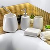 KADAX Soap Dish, 12 x 10 cm, Ceramic Soap Dish