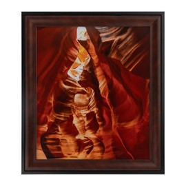 ArtToFrames 30x42 CM / 11.81x16.54 INCH Red A3 Picture Frame, This 1.00 Inch Custom Wood Poster Frame is Dark Cherry With Black - Comes with Regular Glass and Corrugated Backing