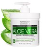 Advanced Clinicals Aloe Vera Lotion Skin Care Relief Cream |