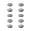 UUYYEO 10 Pcs 10 mm PU Leather Pool Cue Tips