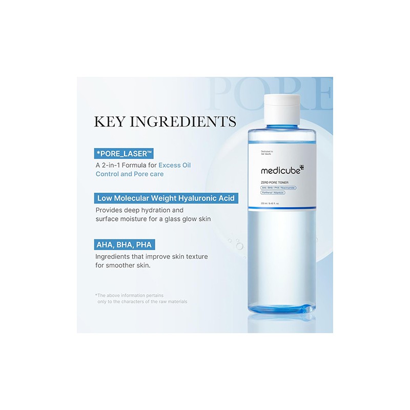 MEDICUBE [MEDICUBE]Zero Pore Toner 250ml