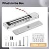 600lbs Electric Magnetic Lock - Waterproof Electric Magnetic Door Lock