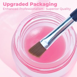 Libeauty Salon Choice Lash Lift Glue Balm, Super Sticky for Brow Lamination and Eyelash Perm, Gentle Fragrance, Water Soluble for Easy Remove, Brush Included, Strawberry