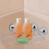 Beufee Corner Shower Caddy, 30 x 21 x 5cm Stainless