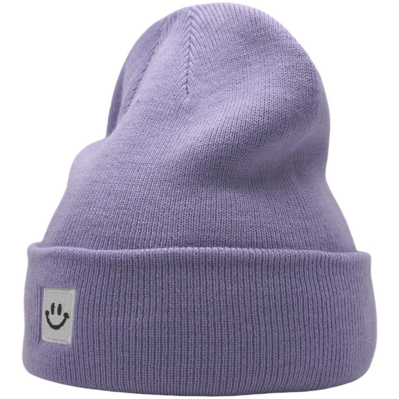 55cube Light Purple Beanie Hat