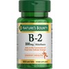 Nature's Bounty Vitamin B2 as Riboflavin Supplement, Aids Metabolism, 100mg,