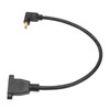 DP Female to Mini DP Male Cable Double Hole Lockable
