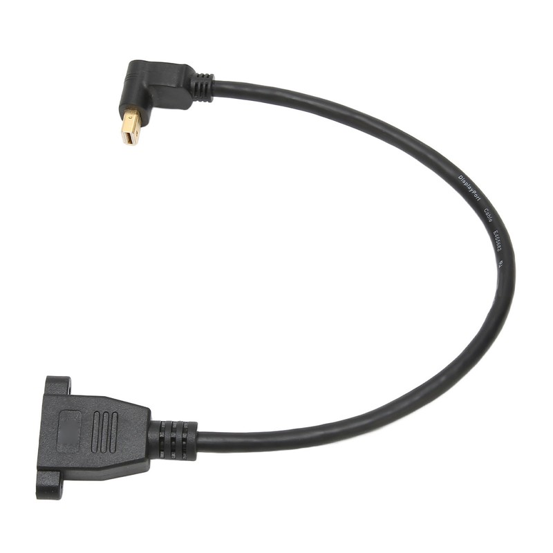 DP Female to Mini DP Male Cable Double Hole Lockable