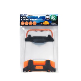 ELPA DOP-L007L LED Lantern, LED Light, Outdoor, Disaster Prevention, White, Approx. Width 5.1 x Height 6.9 x Depth 2.7 inches (130 x 174 x 69 mm) (Maximum Value)