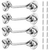 4 Cabin Hooks Stainless Steel Stainless Steel Gate Hook Lock