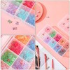 Nail Tip Box Empty Nail Tips Organizer Storage Fingernail Box