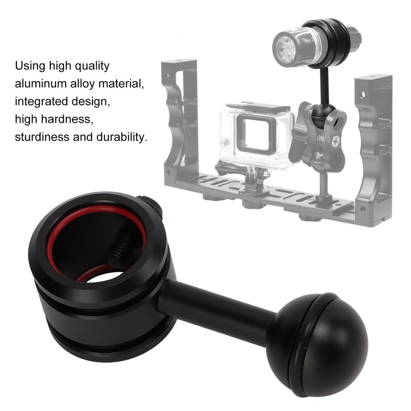 25mm Diving Ball Joint Arms Light Mount Holder Clips for