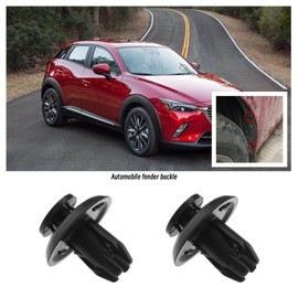 eMagTech 30PCS Car Front Bumper Trim Fastener Clips 90118-WB048 B45A56146A Compatible with CX-3 CX-5 2 3 Fender Liner Splash Shield Bumper Cover Clip Retainer