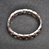 Men's Stainless Steel Bracelet with Elegant Wood Elements Includes Gift