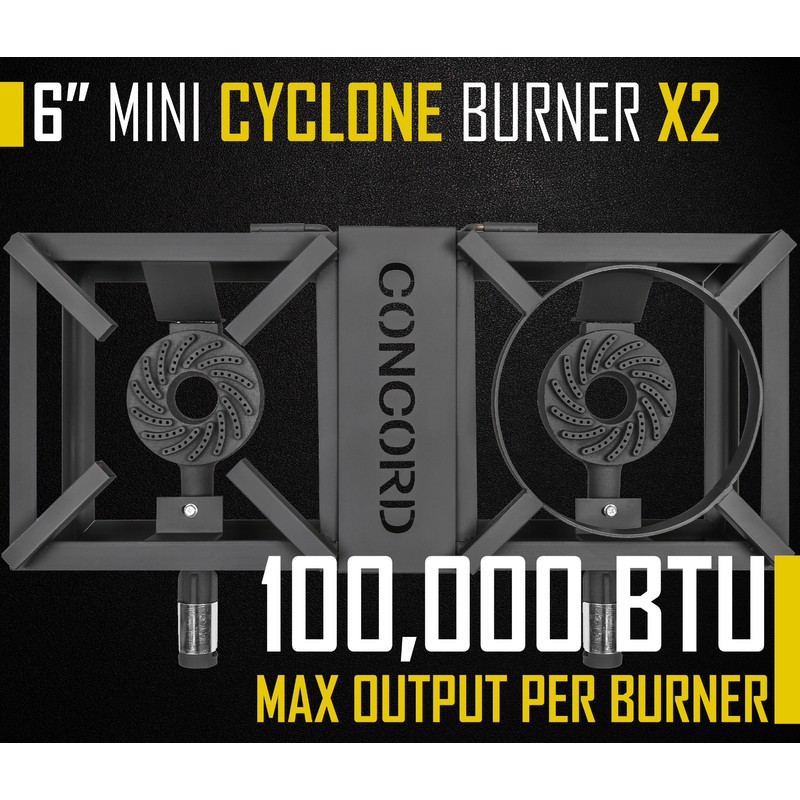 CONCORD THE BLOCK BURNER MAX Double Propane Outdoor Burner