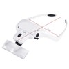 New 5 Lens Headset Magnifier With LED Lights Hand Free