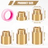 Brass Tap Extension 1/2 Inch, Pack of 5 Thread Extension