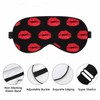 Vnwoalu Lips Sleep Eye Mask Kiss Romantic Red Lipstick Love
