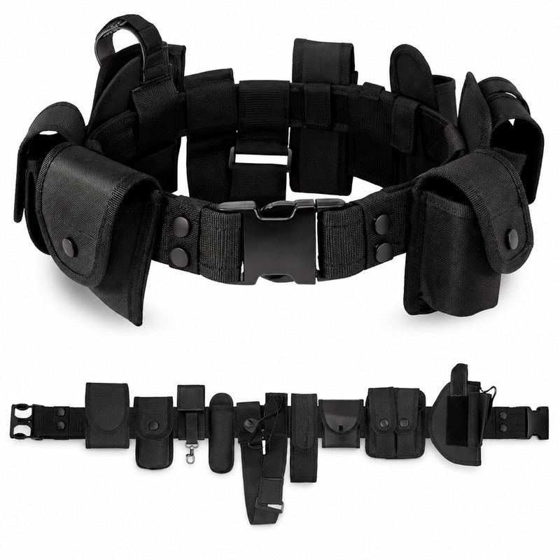 Tactical Duty Belt Set for Gear Organization – Adjustable Nylon