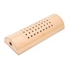 NUZAMAS Moxibustion Pillow Wooden Moxa Box Burner Lumbar Pillow Sleeping