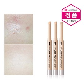 Dermacol Matte Control Corrector Concealer / Auto Stick Concealer with Good Coverage for Blemish Coverage / 더마콜 매트컨트롤 코렉터 컨실러  커버력좋은 오토 스틱 컨실러 잡티커버