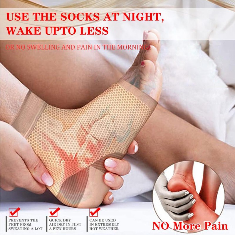 Plantar Fasciitis Compression Socks for Women Men Ankle Compression Sleeve