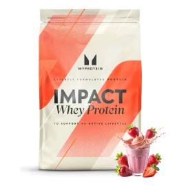 Myprotein Impact Whey Protein 2.49 Kilos 69 Servicios Malteada De Fresa