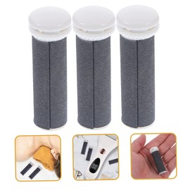 Healvian 3pcs Pedicure Roller Heads Foot File Replacement Heads Callus Remover for Feet Care Tool