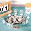 Lesnala 20Pcs Plastic Coin Tubes Coin Storage Tubes Quarter Coin