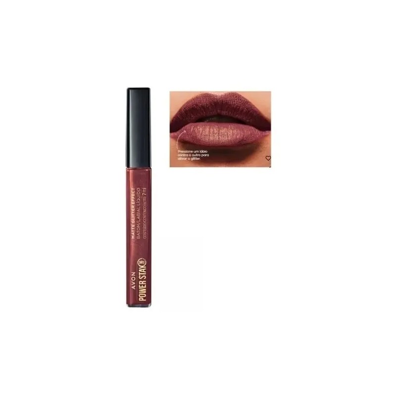 Labial liquido Power Stay Matte Glitter Effect Russet Shock