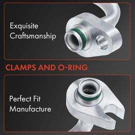 A-Premium A/C Discharge Line Hose Assembly Compatible with Chrysler PT Cruiser 2001-2010 L4 2.4L, Compressor to Condenser