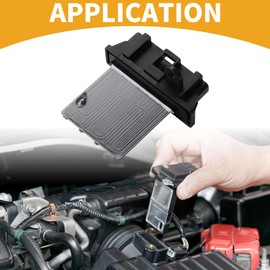 Partuto HVAC Blower Motor Resistor No.2715072B01 Heater Blower Resistor for Nissan Micra K11 1992-2003 Metal ABS Black