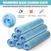 Tatuo 18 Pcs Microfiber Glass Cleaning Cloths (16 x 16)
