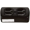 Leviton 15 Amp, 125 Volt, Grounding, Double Surface-Mount, 2 Round
