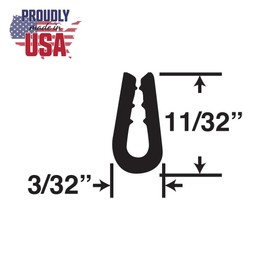 Outwater Plastics 708-Cl Clear 1/16 Inch Butyrate U-Channel Clear Plastic U Channel C Channel 72 Inch Lengths (Pack of 18 Pieces, 108 feet Total)