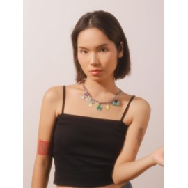 OJERRY Hippie Preppy Punk Rock Alt Edgy Indie Techno Rave Party Chunky Cuban Link Chain Necklaces Aesthetic Y2K Necklace Accessories Jewelry Outfit Inspo for Women Trendy Stuff Gifts