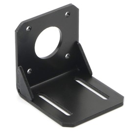 JIUWU Nema 17 Stepper Motor Bracket - Steel Fixed Mounting Seat with Screws, Compatible with 42mm Stepper Motors, Heavy-Duty CNC Machine Bracket (4 Pack)