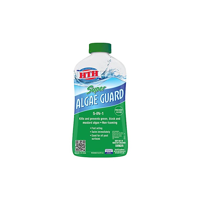 HTH 67032 Super Algae Guard Swimming Pool Algaecide Cleanser, 1