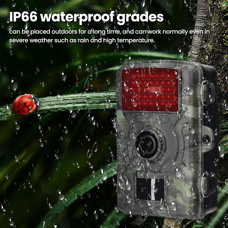 Trail Camera 2.0in IP66 Water Proof 1080P HD Outdoor Camera