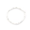 Taddart Minerals White Grey Bracelet Made from Natural Gemstone Magnesite