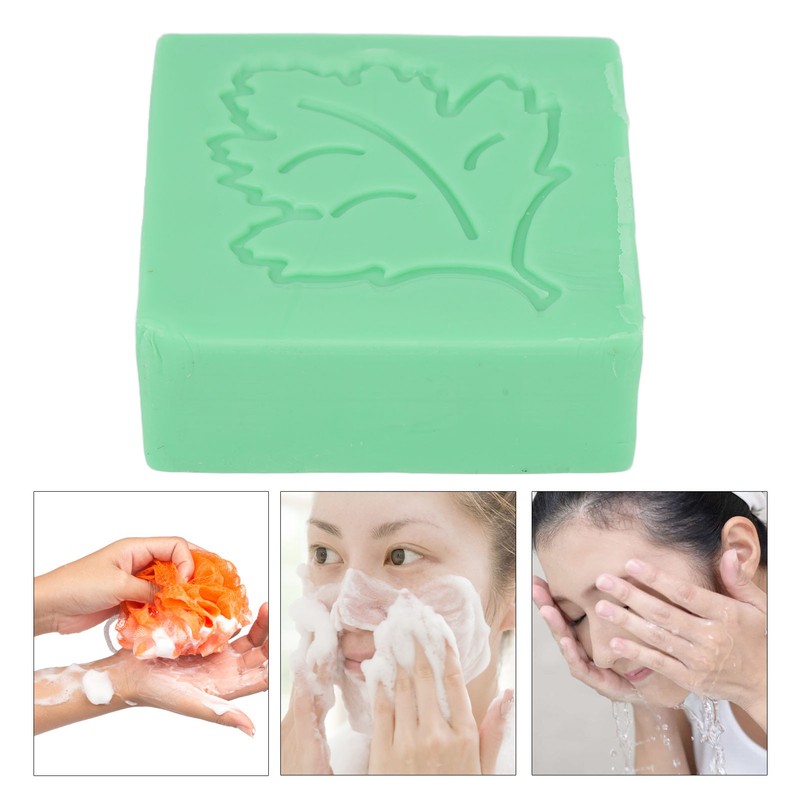 2 Pcs Mite Removal Oil Soap Household Skin Care Acne