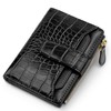 Simikol Crocodile Wallet Women RFID Blocking Bifold, PU Leather Card