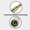 2 Pairs BFA Banana Plug 4mm Gold Plated Brass Serrated